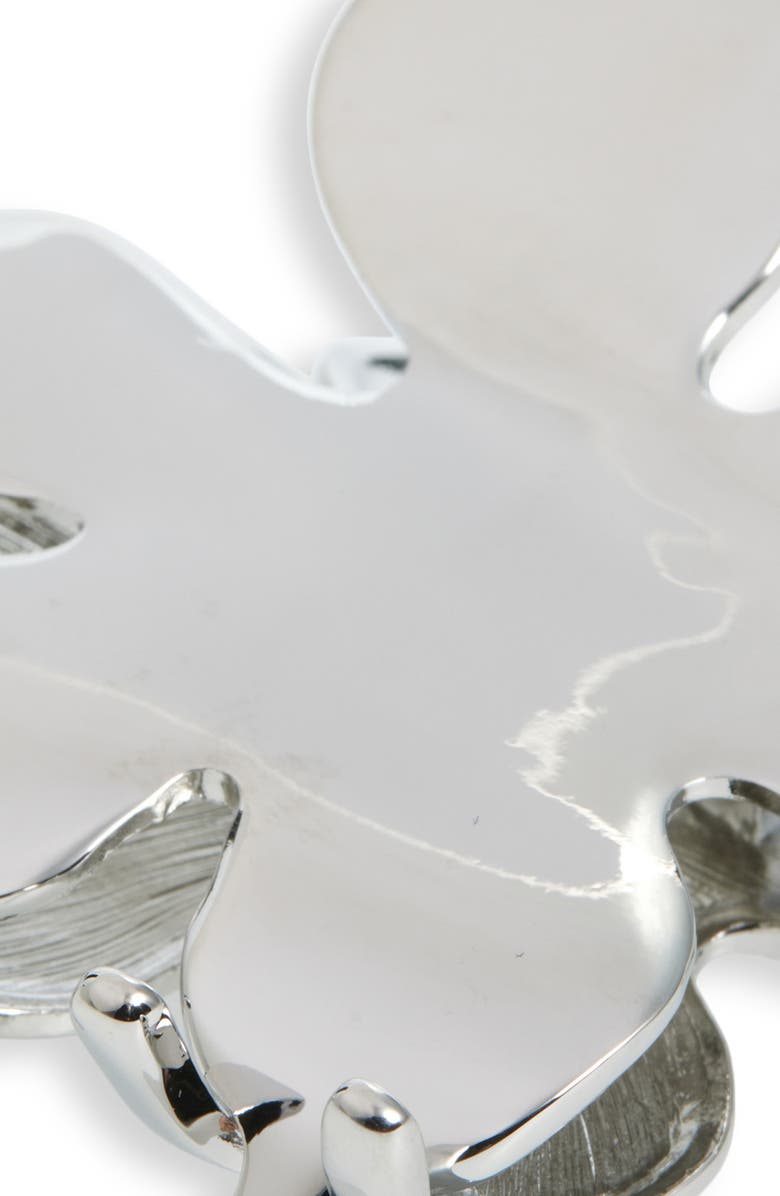 Lele Sadoughi Lily Claw Clip, Alternate, color, Silver