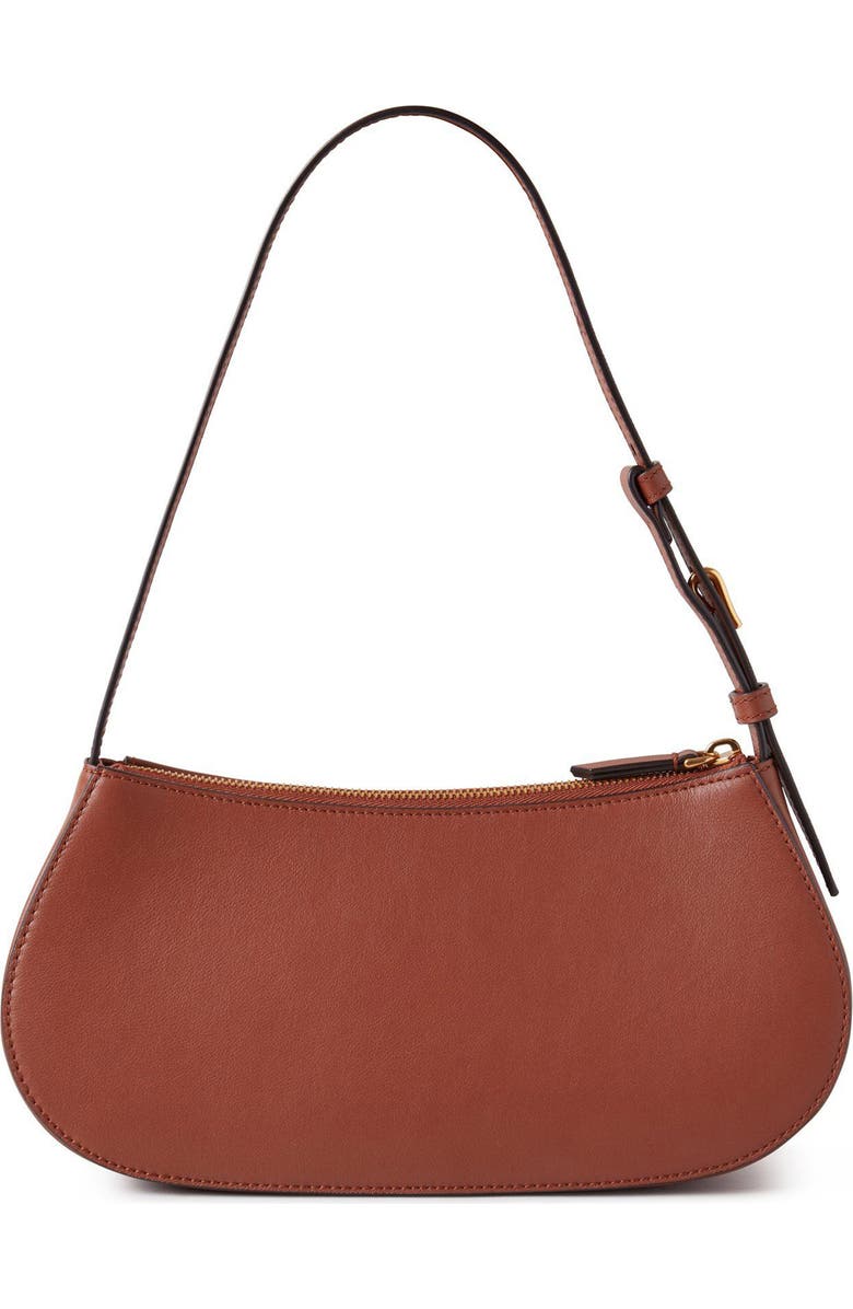 Mulberry Clovelly Leather Shoulder Bag, Alternate, color, Bright Oak