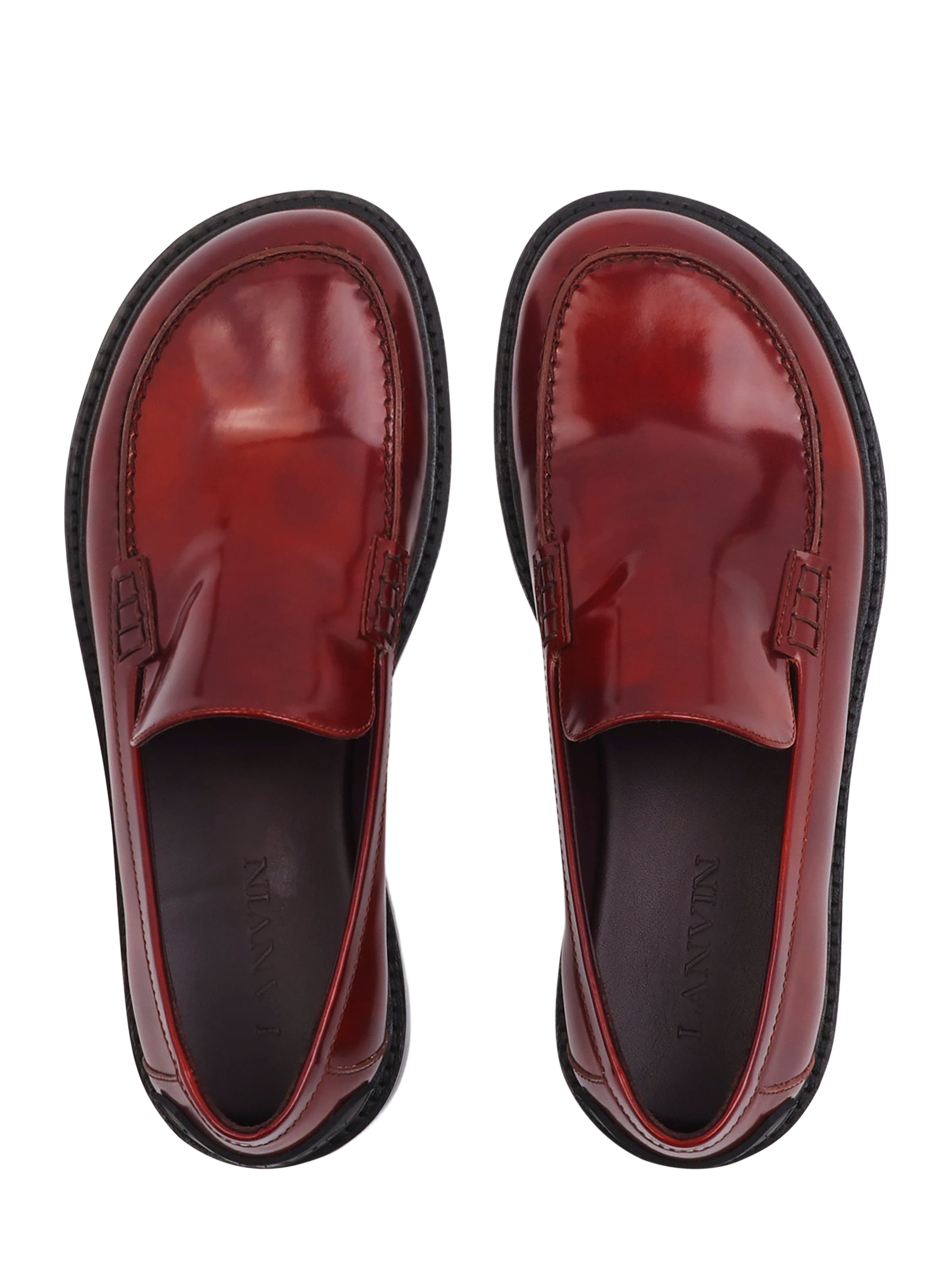 Lanvin Spinto Loafers In Smooth Leather For Men, Alternate, color, 