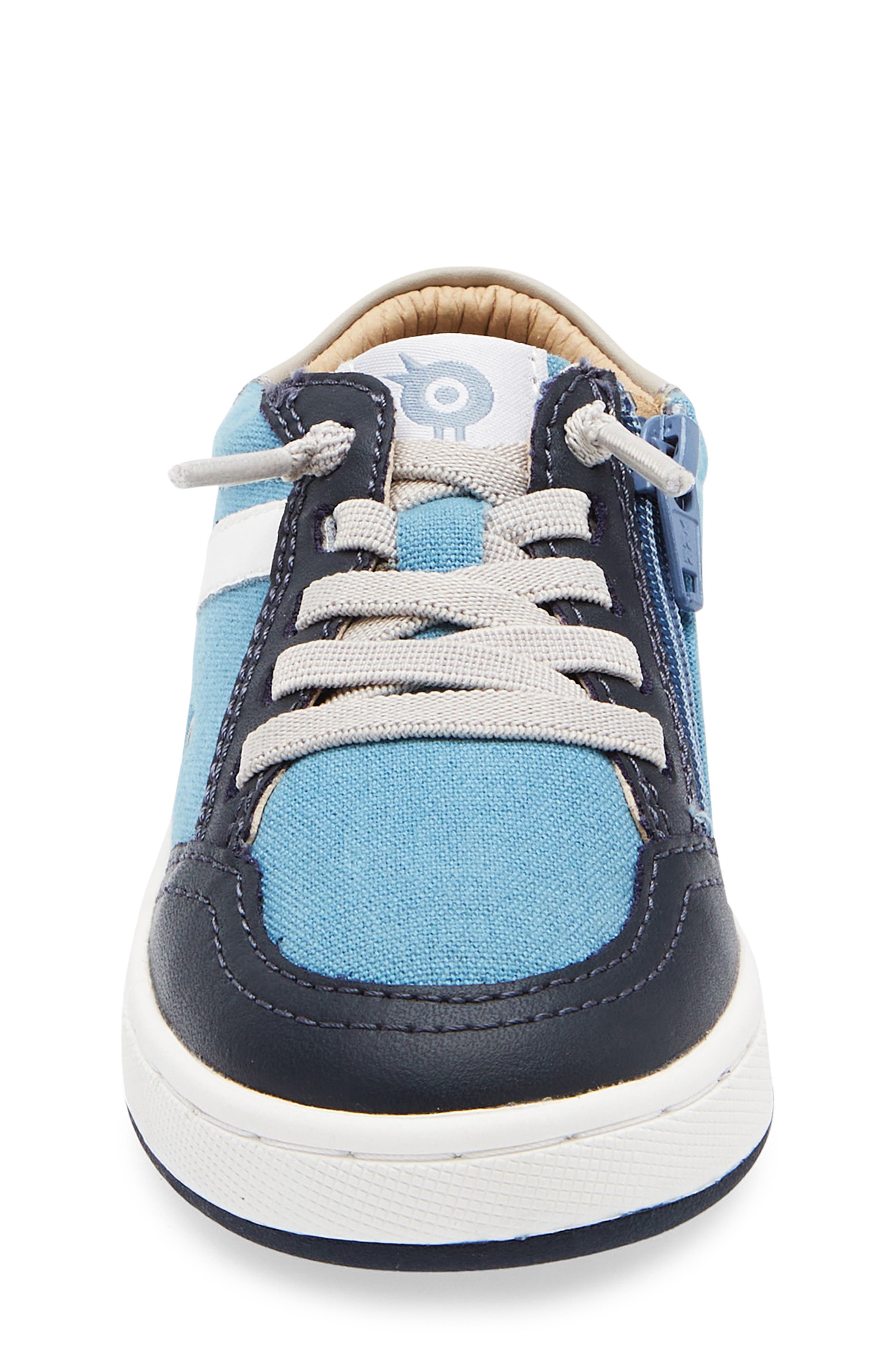Kids' Jet Sneaker, Alternate, color, LIGHT DENIM CANVAS/ NAVY