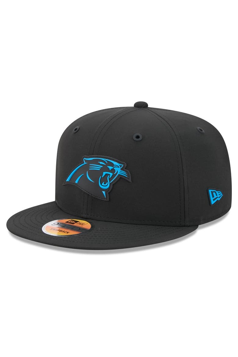Men's New Era Black Carolina Panthers 2026 Sideline 9FIFTY Snapback Hat, Main, color, Black