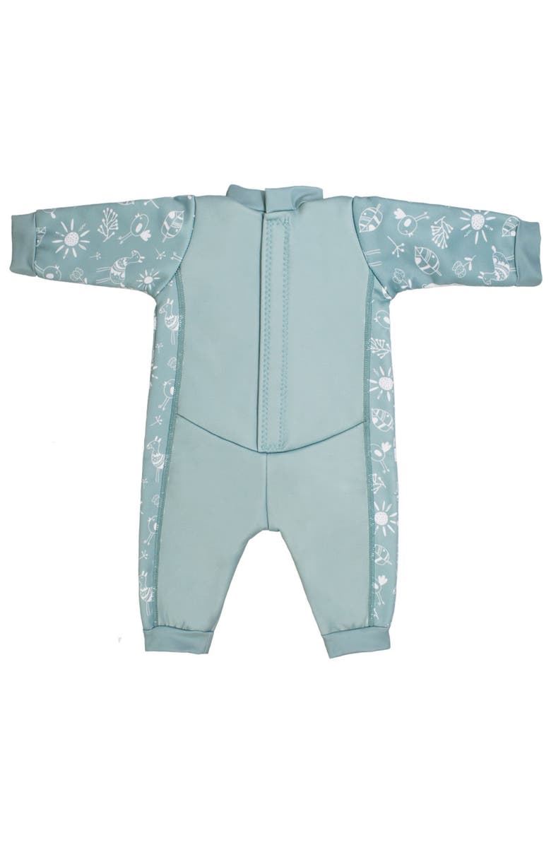 Splash About Warm in One Fleece Lined Baby Wetsuit, Alternate, color, Sunny Bear