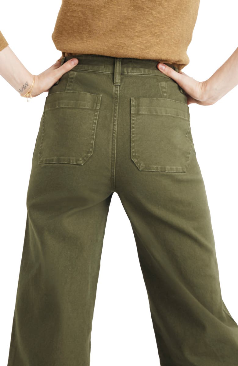 Madewell Emmett Crop Wide Leg Pants, Alternate, color,