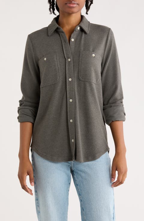 Lewis Button-Up Shirt Jacket