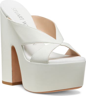 サンダル・ミュール Stuart Weitzman Multicolor leather Miami Sohigh 145 mules Amazon.com | Stuart Weitzman Miami Sohigh 145 Platform Slide