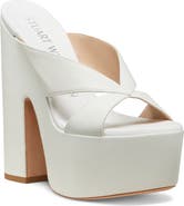 ＊Stuart Weitzman＊ Skyhi Platform Mule 関税/送料込 Stuart Weitzman Skyhigh Pearly Stud Platform Mules | Neiman