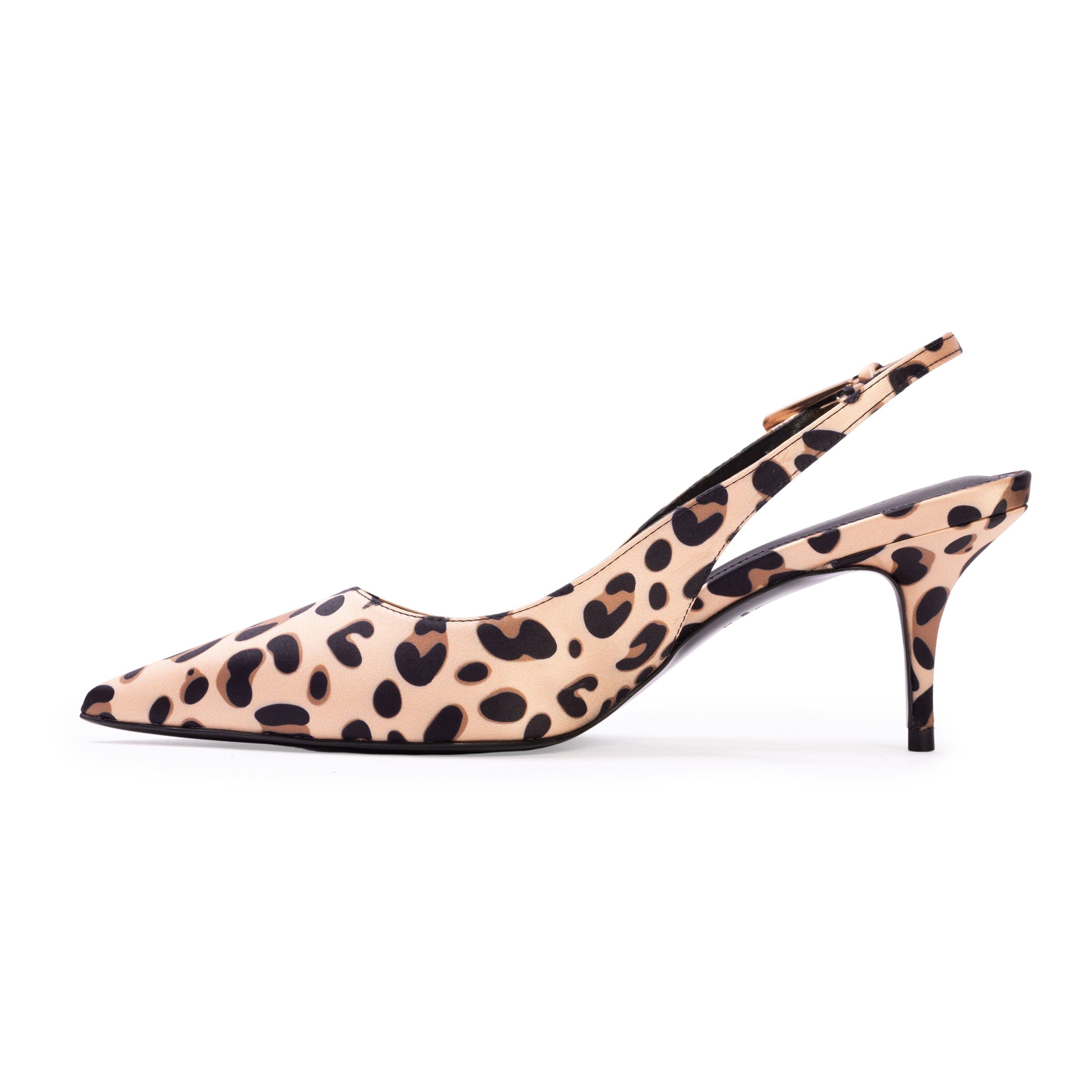 BLACK SUEDE STUDIO Branca 65 Satin Pump, Alternate, color, Cheetah Satin
