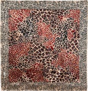 SAACHI Mixed Animal Print Bandana Scarf