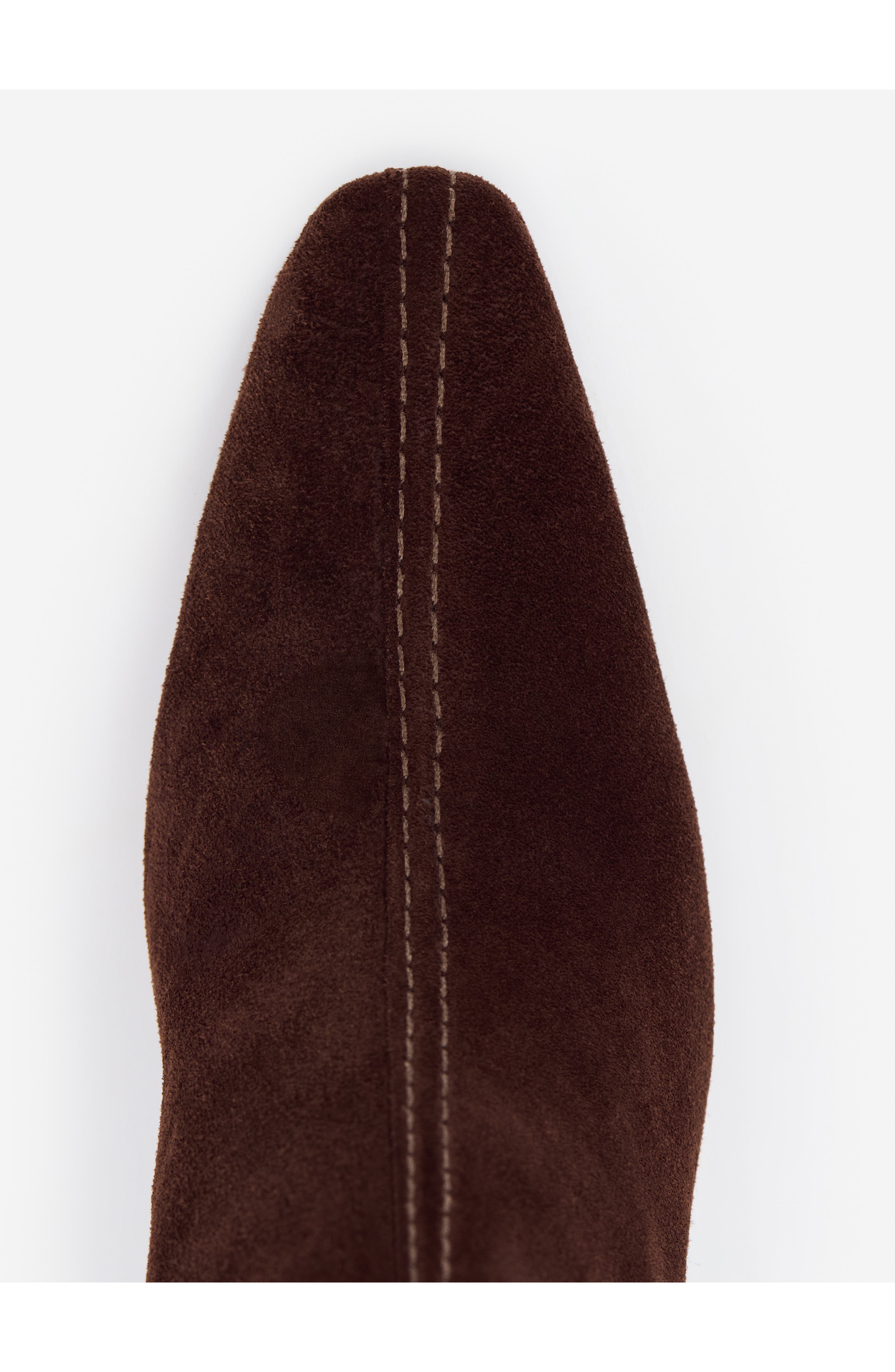 Reformation Tatyana Knee High Boot, Alternate, color, Espresso Suede