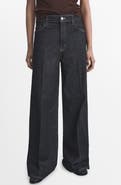 MANGO Elise High Waist Wide Leg Jeans