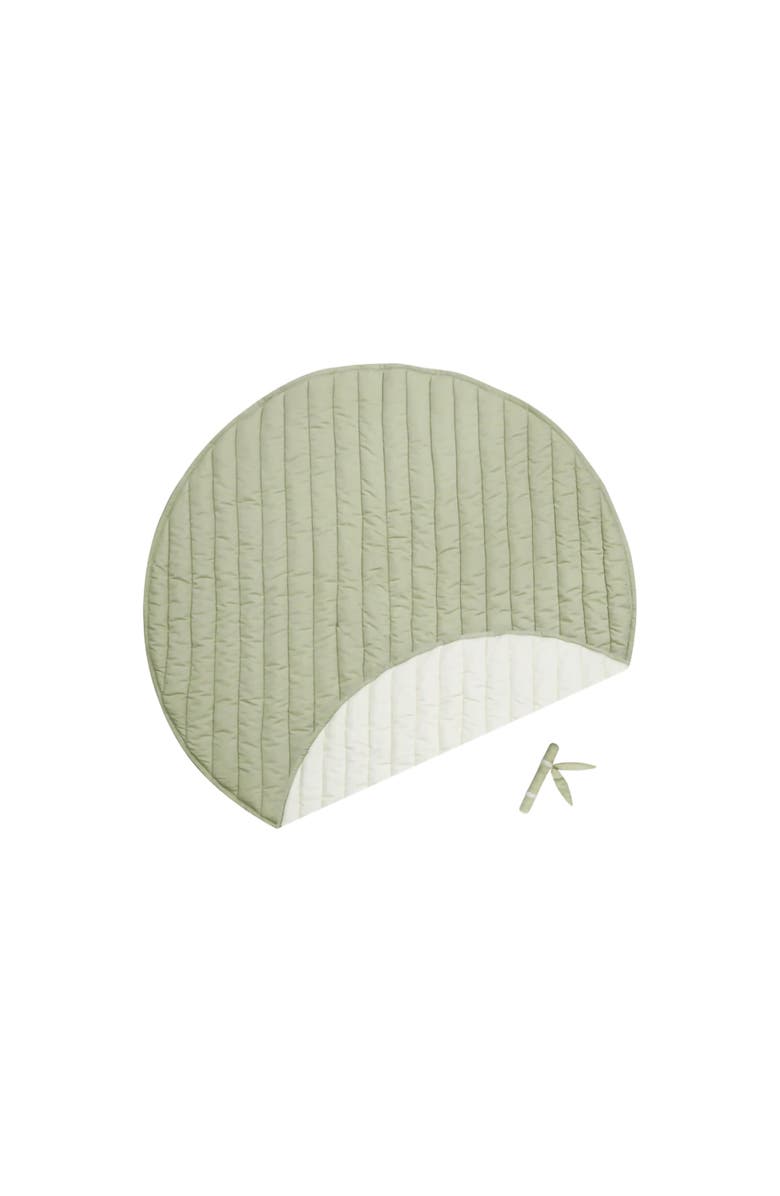 Lorena Canals Playmat Leaf, Main, color, Natural, Olive