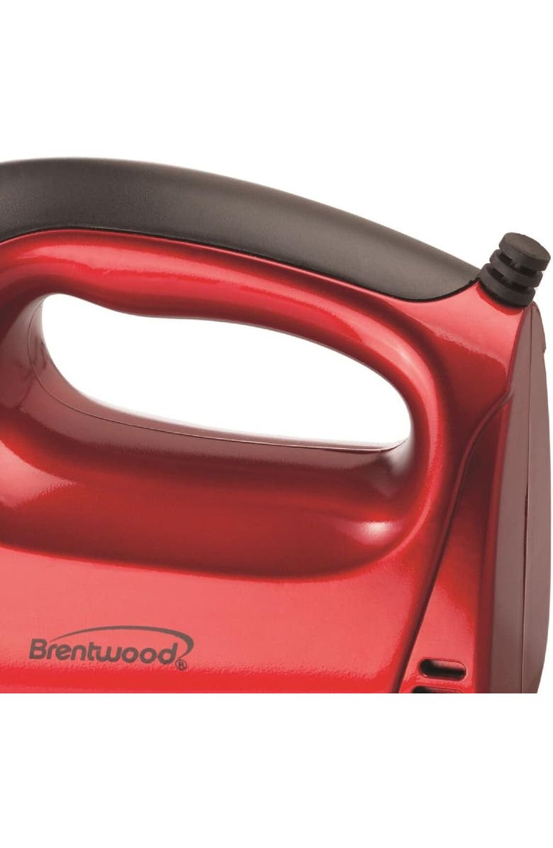 Brentwood Hand Mixer, Alternate, color, Red