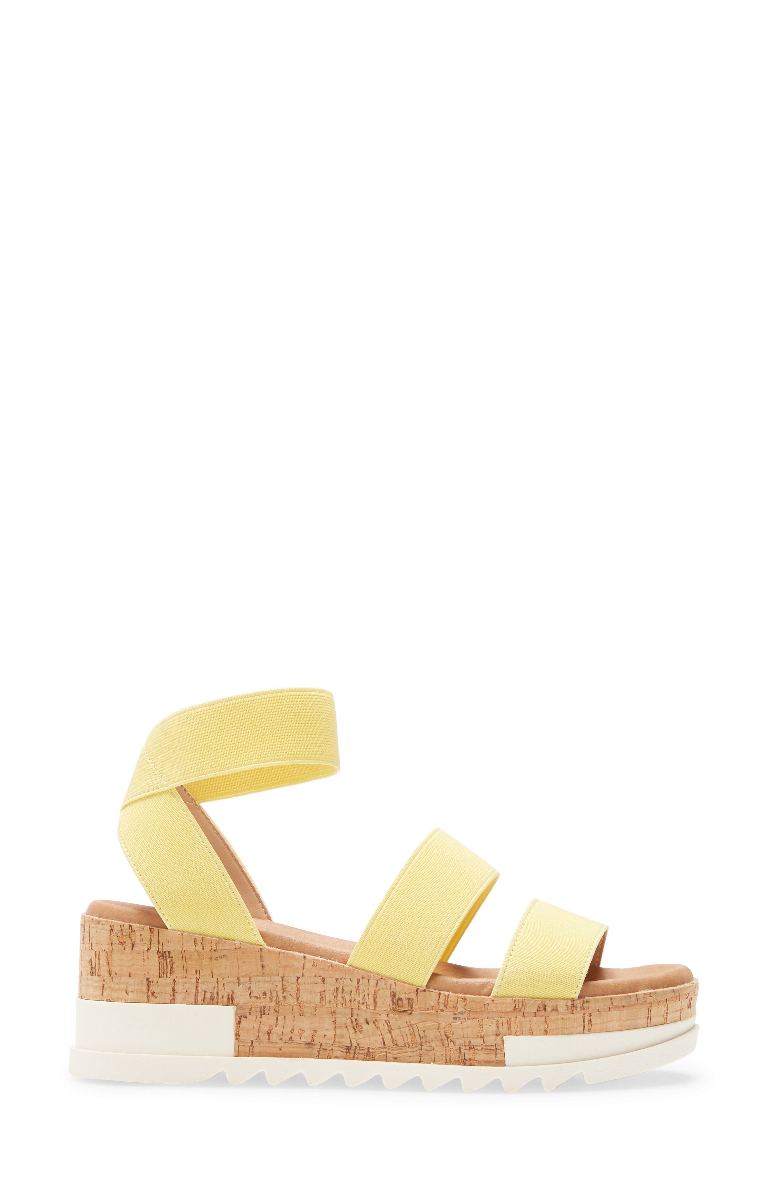 Bandi Platform Wedge Sandal, Alternate, color, YELLOW