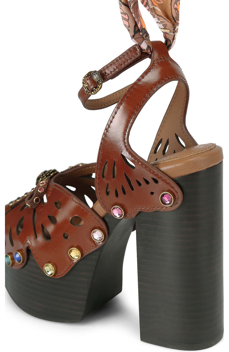 Kurt Geiger London Butterfly Platform Ankle Strap Sandal, Alternate, color,