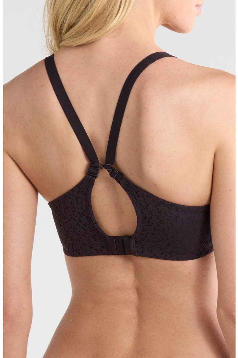 Norah Comfort Spacer Minimizer T-Shirt Bra, Alternate, color, INK