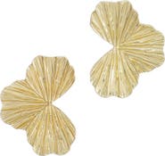Adornia Petal Statement Stud Earrings