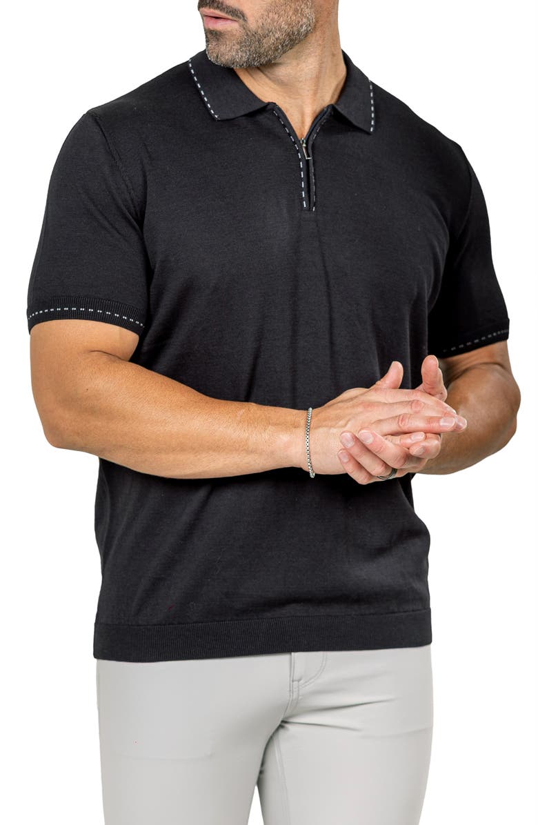 Maceoo Marthy Black Polo, Alternate, color,