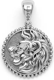 LAGOS Men's Anthem Lion Pendant