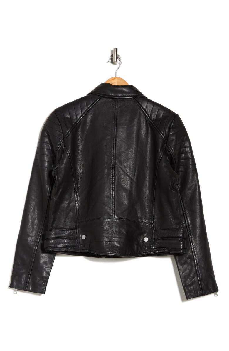 AllSaints Papin Leather Biker Jacket, Alternate, color,
