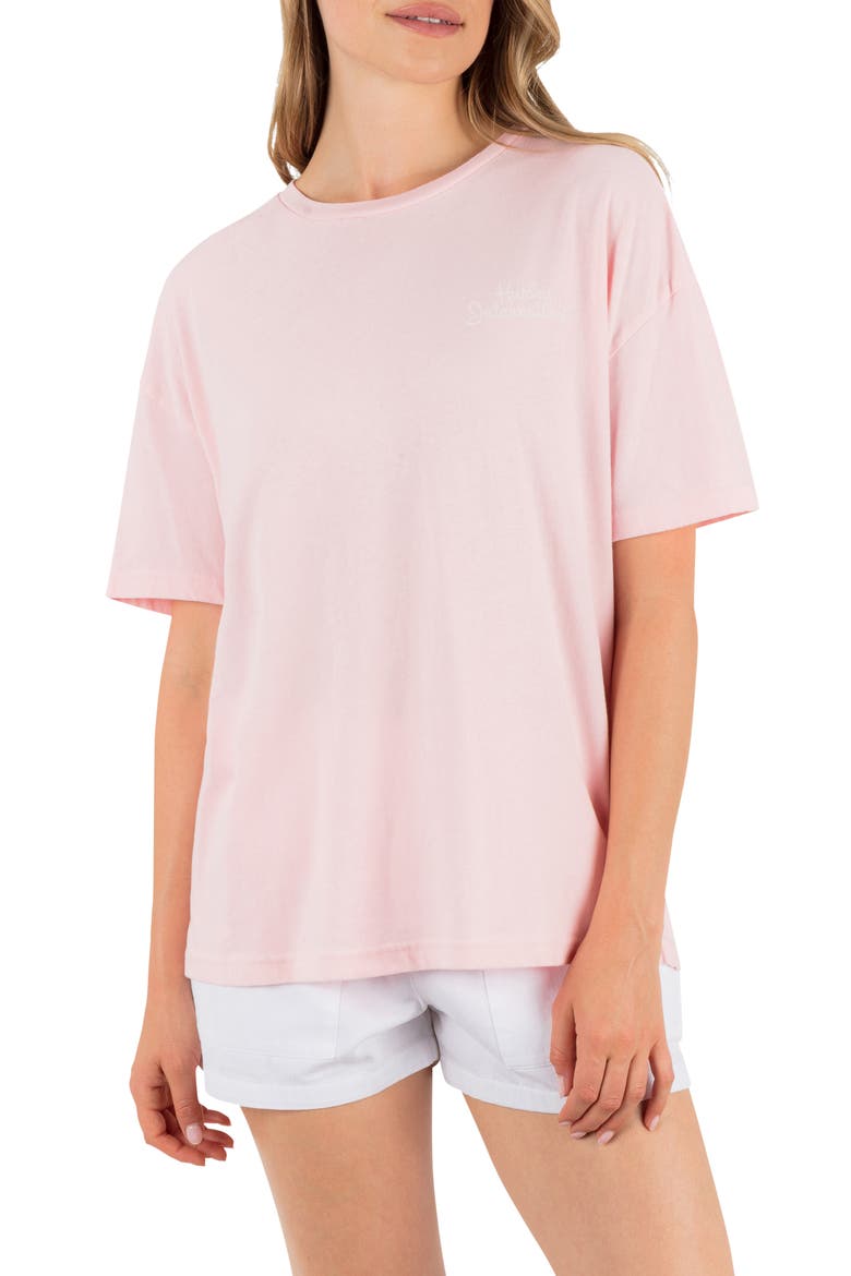 Escapade Boyfriend T-Shirt, Main, color, SUNRISE PINK