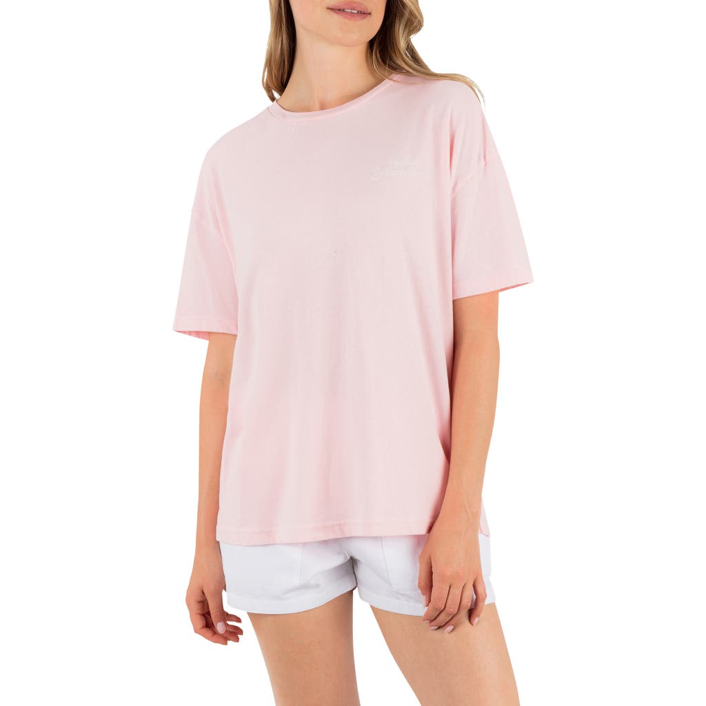 Hurley Escapade Boyfriend T-Shirt in Sunrise Pink at Nordstrom Rack, Size Small