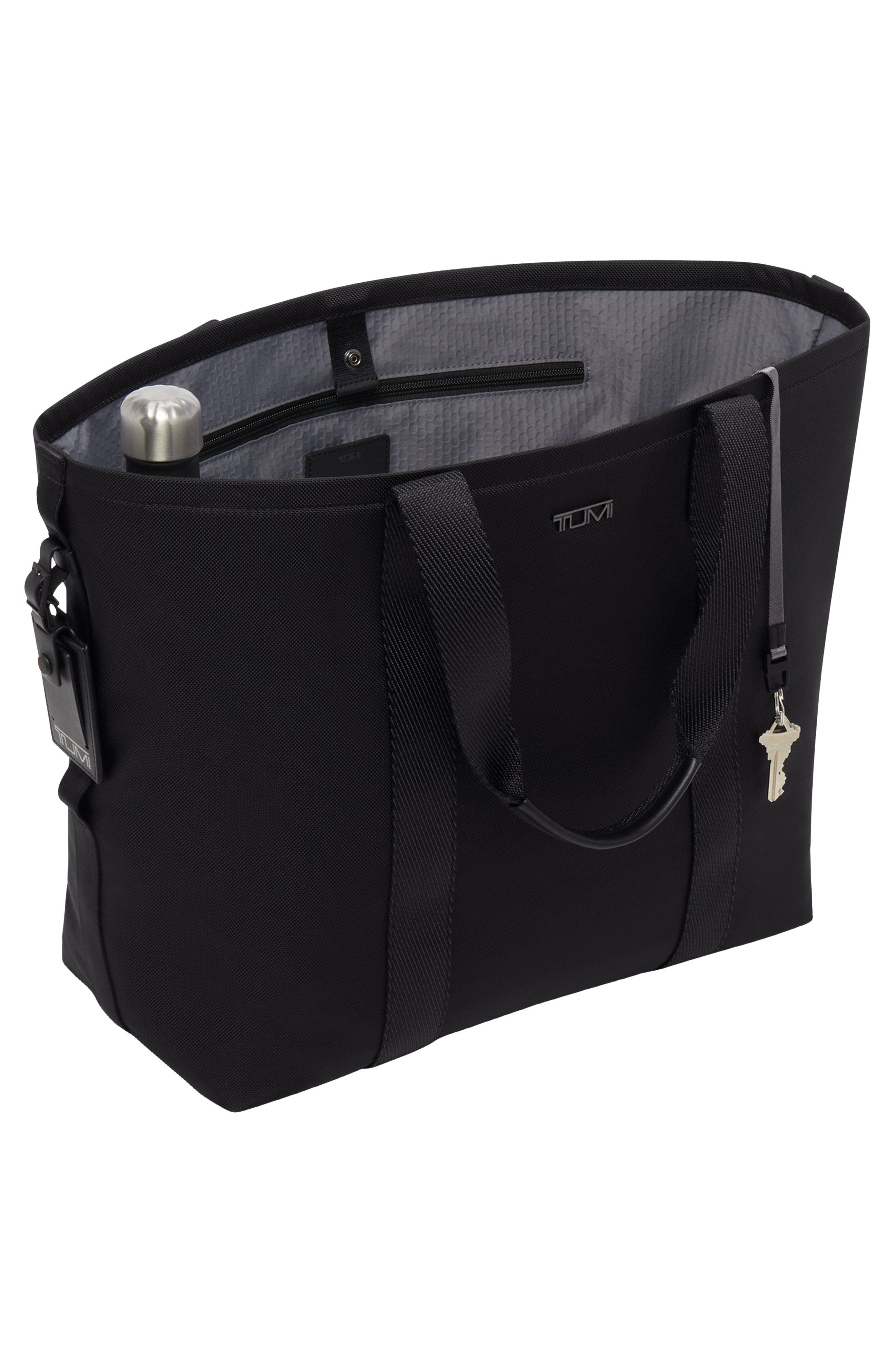 TUMI Medium Alpha Bravo Essential East/West Tote, Alternate, color, Black