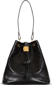 Balmain Pulse calfskin leather backpack
