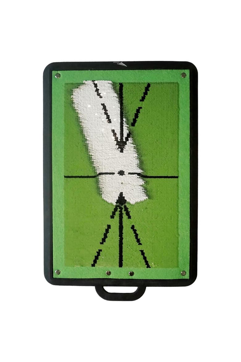 Birdie Mat Pro Golf Swing Trainer, Main, color, Green