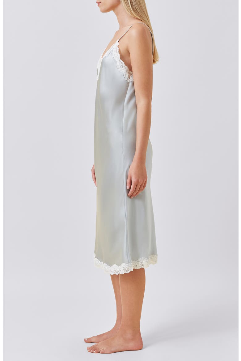 Annabelle Satin Nightgown, Alternate, color, SAGE