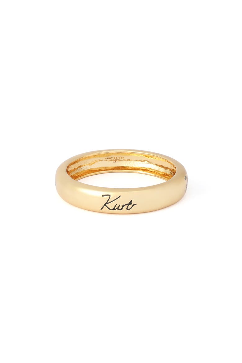 Kurt Script Bangle, Main, color, GOLD