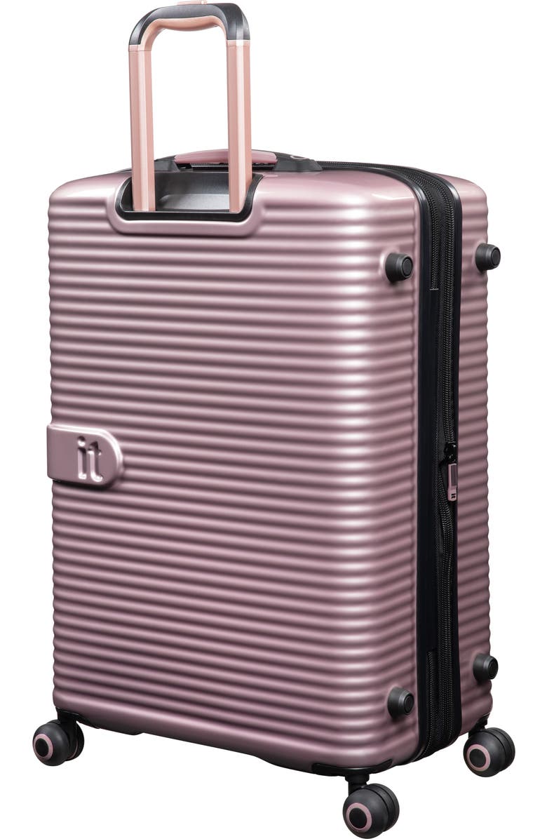 IT LUGGAGE Helixian 21-Inch Hardside Carry-On Luggage, Alternate, color, Metallic Rose Gold