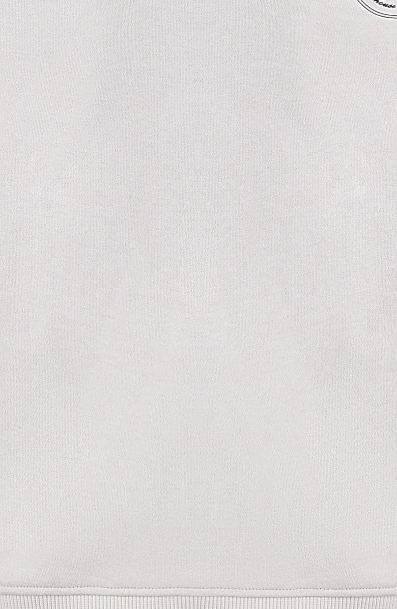 HOUSE OF CB Haze Fleece Graphic Sweatshirt, Alternate, color, Cloud