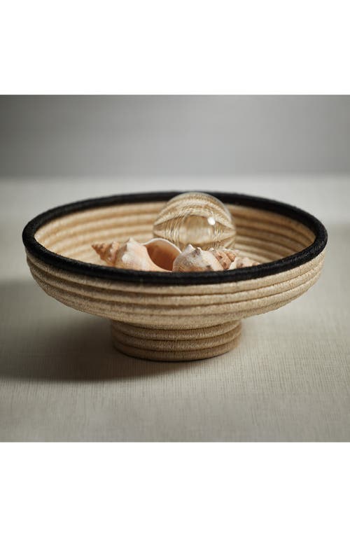 Zodax Matera Coiled Footed Bowl In Multi