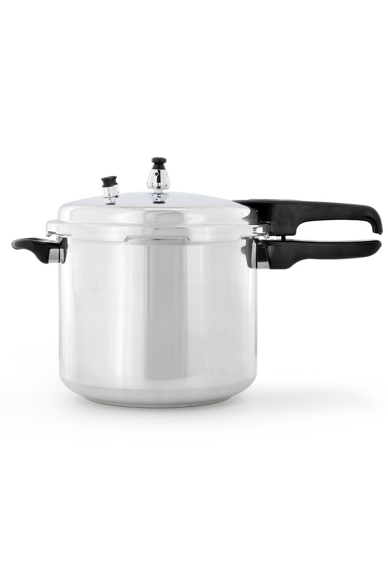 11.5 Quart Induction and Stovetop Pressure Cooker with Steamer, Alternate, color, Silver