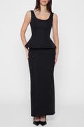 LEAU Classic Column Maxi Skirt