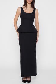 LEAU Classic Column Maxi Skirt