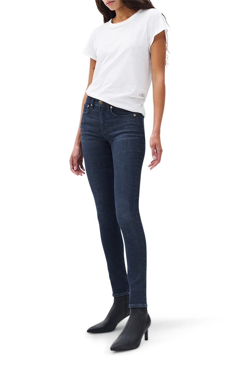 rag & bone Epic Cate Low Rise Ankle Skinny Jeans, Alternate, color, Hillcrest