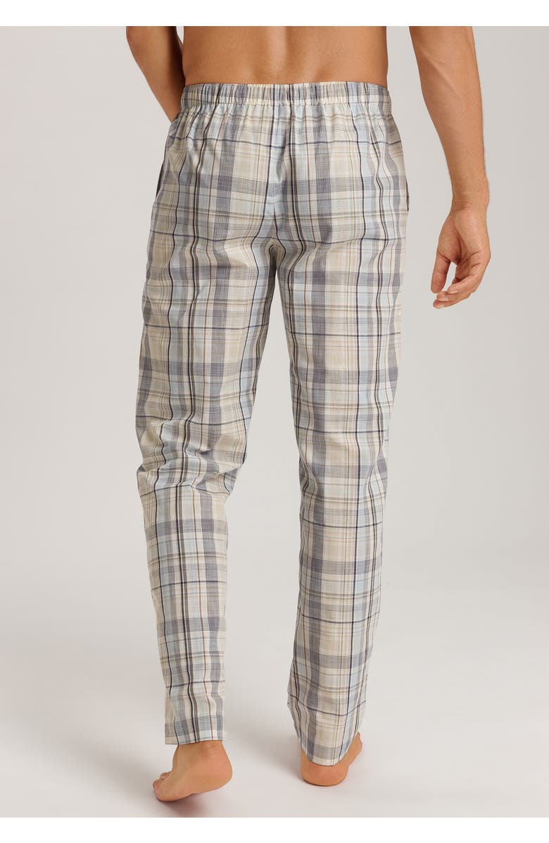 Hanro Night And Day Cotton Woven Pajama Pants, Alternate, color, Gentle Check
