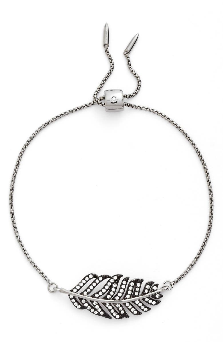 Nadri Feather Bracelet, Main, color, 