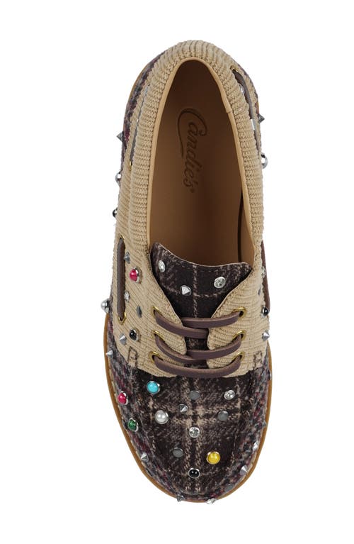 Candies Candie's Biz Embellished Platform Loafer In Multi