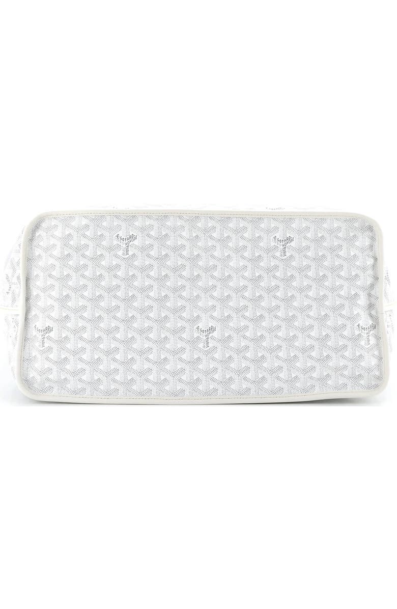 Pre-Owned Goyard Anjou Reversible Tote Coated Canvas GM, Alternate, color, White