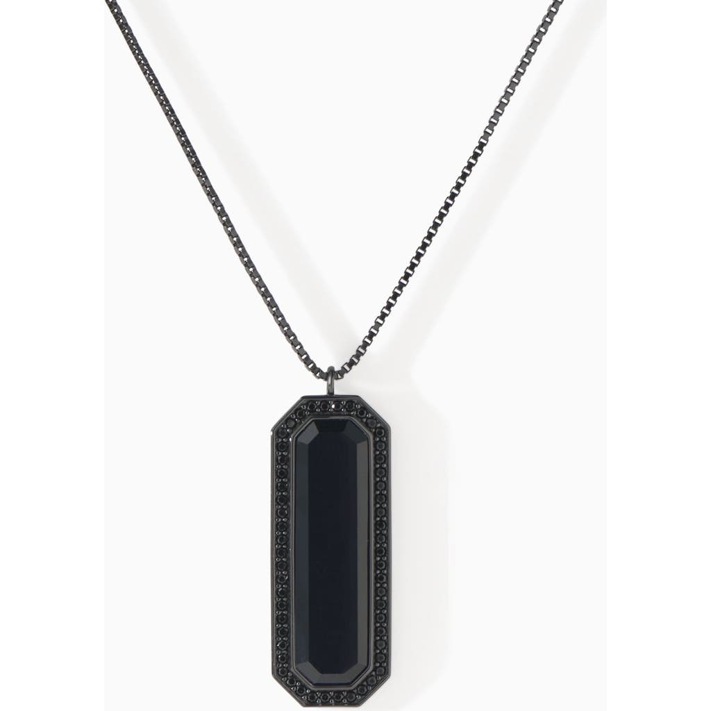 Ora Ana The Vial Necklace In Black