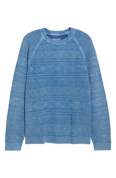 Sun Soaked Cotton Crewneck Sweater