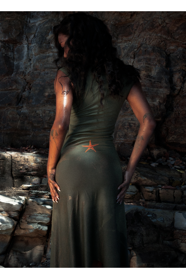 Jia Dress, Alternate, color, Seaweed