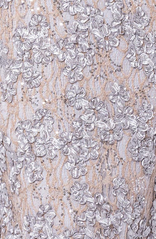 Xscape Evenings Off The Shoulder Embroidered Gown