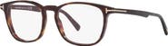 TOM FORD 52mm Square optical glasses