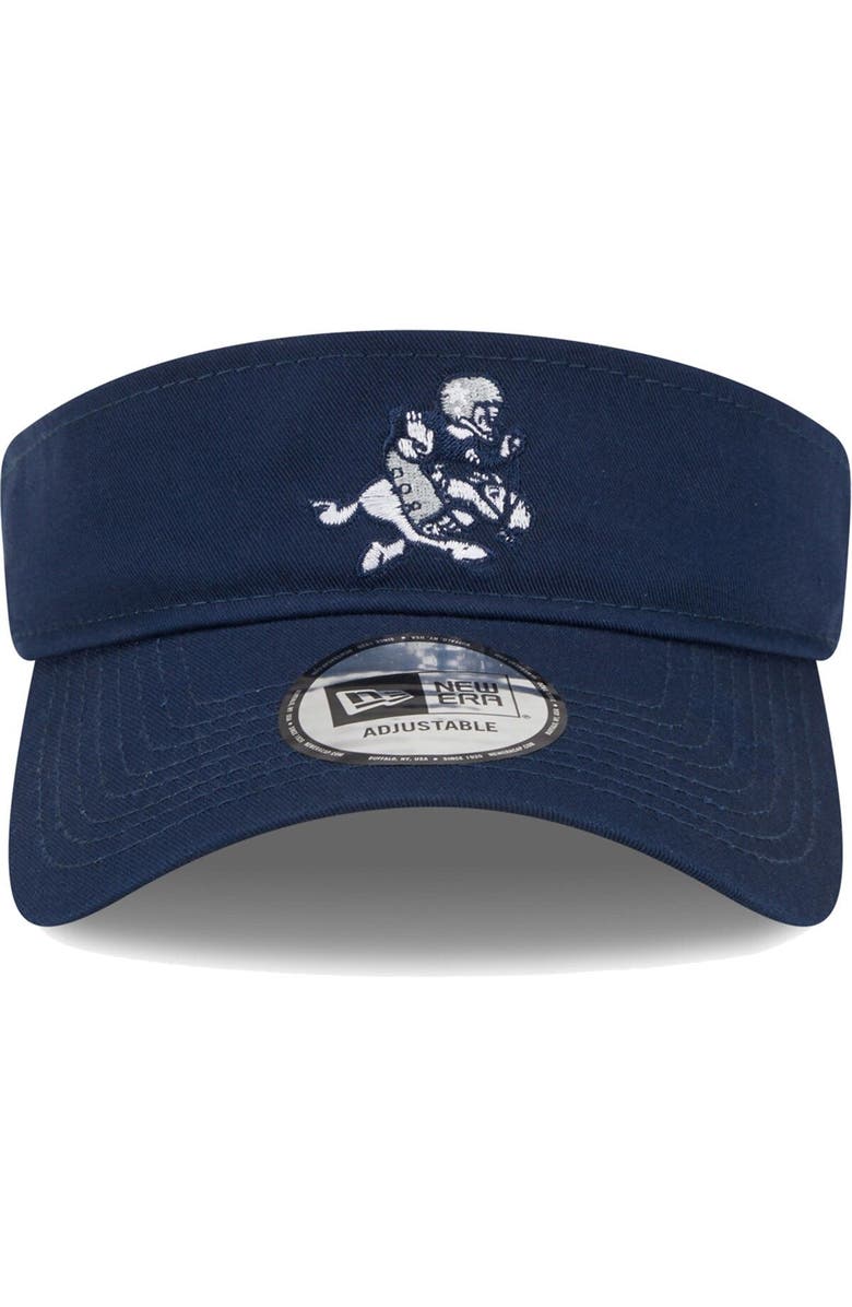 NFL Men's Navy Dallas Cowboys Retro Joe Adjustable Visor, Alternate, color, Navy