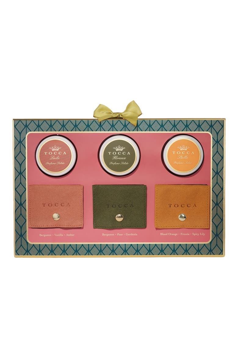 Solid Perfume Gift Set, Main, color, DARK GREEN