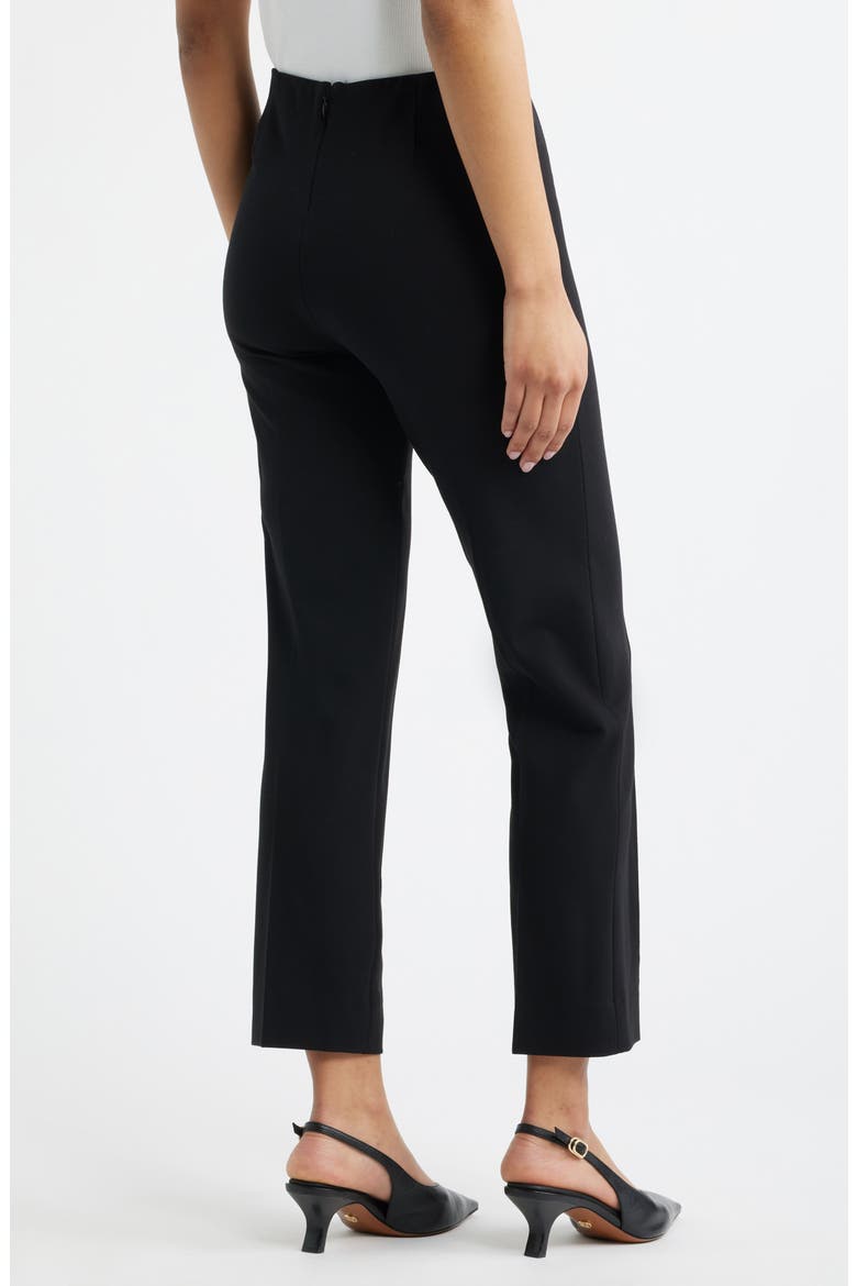 Irina Ankle Cigarette Pants, Alternate, color, BLACK