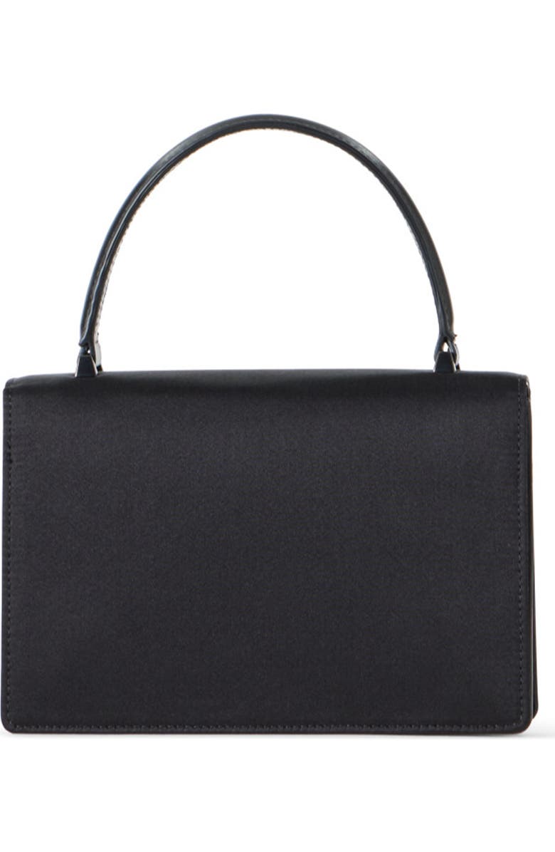 Akris Mini Alice Top Handle Bag, Alternate, color, Black